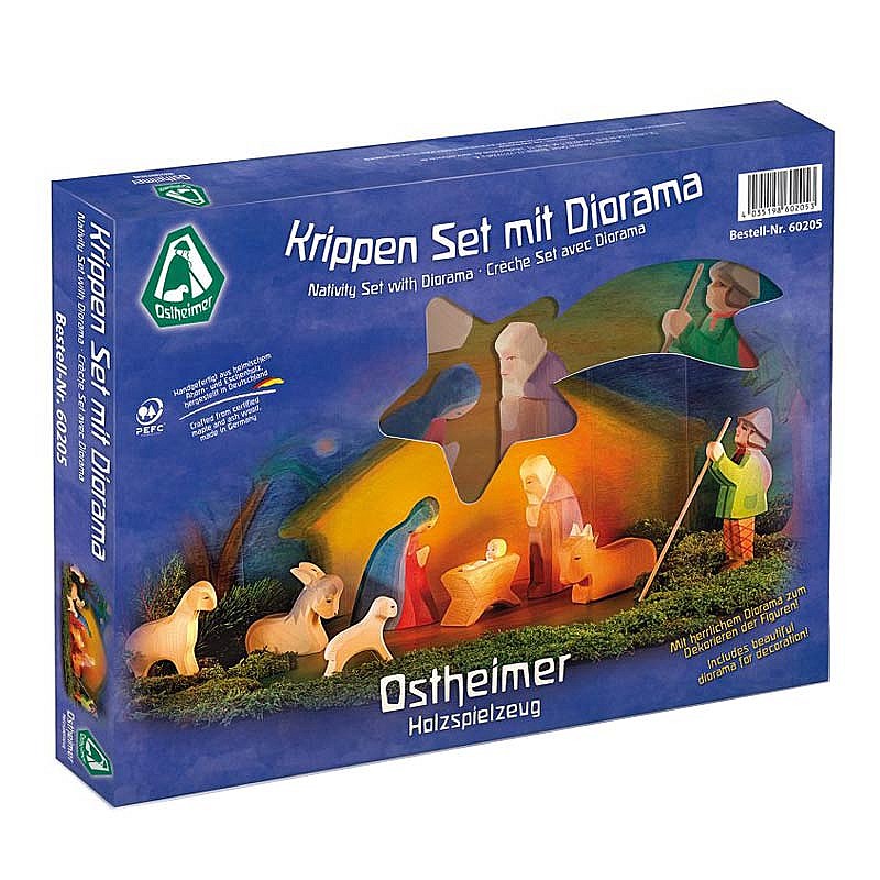 Set de Nacimiento con Diorama 11 piezas - Ostheimer Juego OS_60205