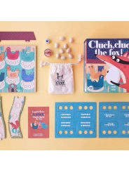 Cluck, cluck! The fox! Juego Cooperativo de Londji - Aúpa Organics
