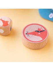 Cluck, cluck! The fox! Juego Cooperativo de Londji - Aúpa Organics