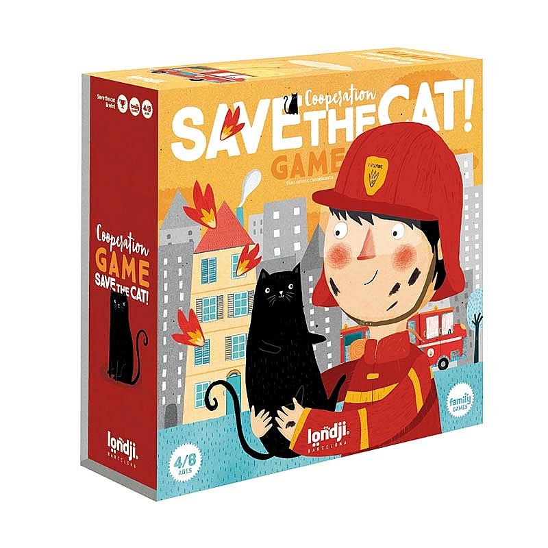Save the cat. Juego Cooperativo de Londji - Aúpa Organics