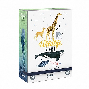 Wildlife. Juego de Memoria de Londji - Aúpa Organics