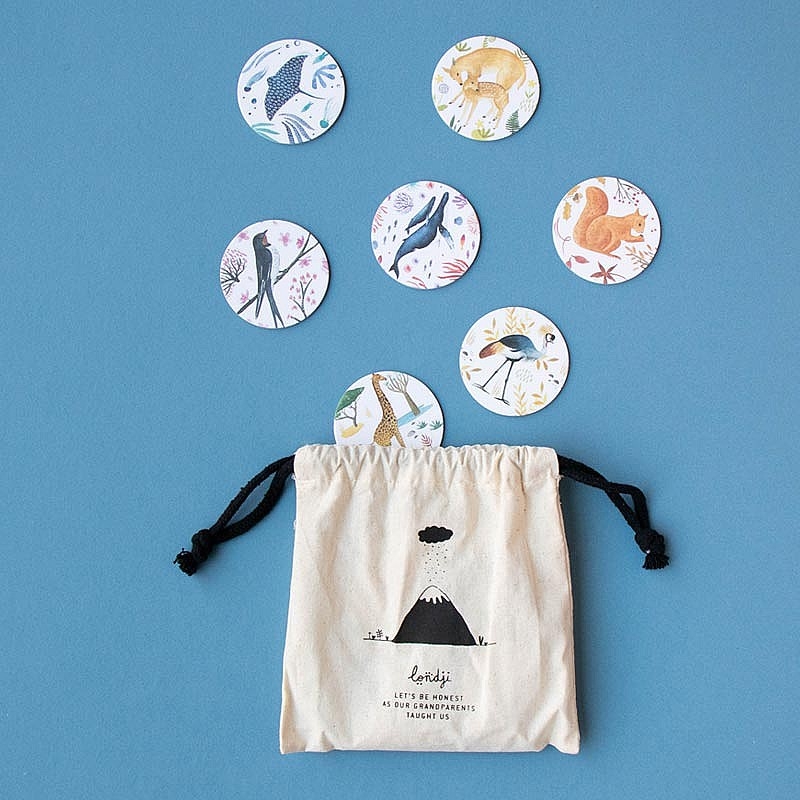 Wildlife. Juego de Memoria de Londji - Aúpa Organics