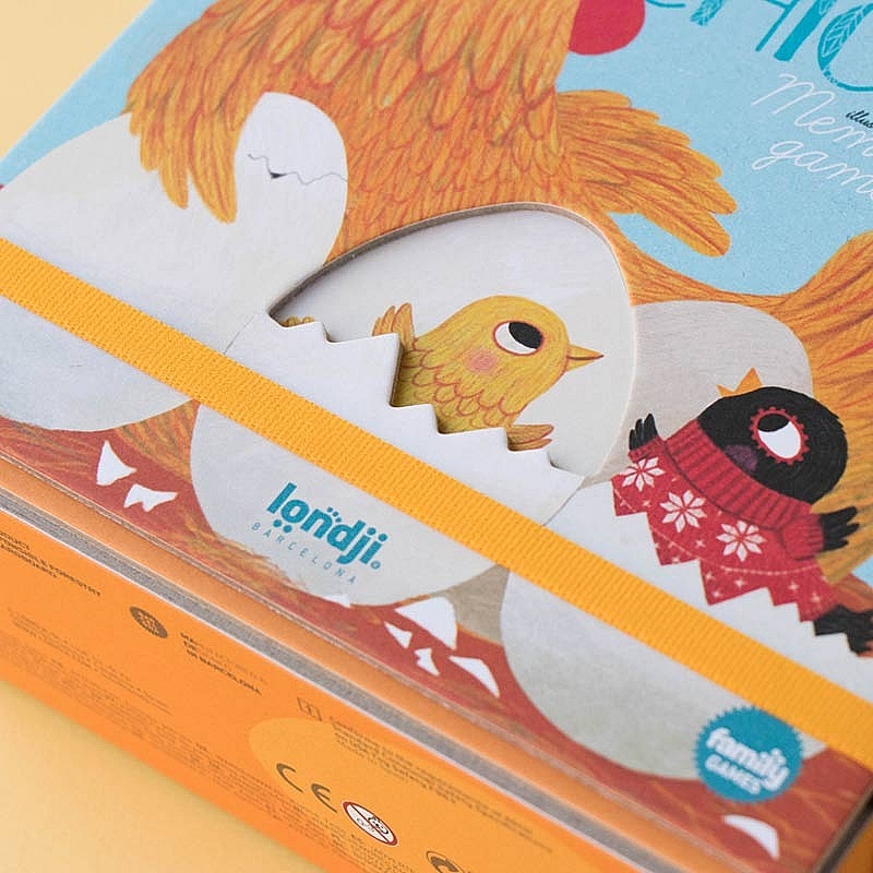 Chicks & Chickens. Juego de Memoria de Londji - Aúpa Organics