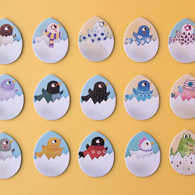 Chicks & Chickens. Juego de Memoria de Londji - Aúpa Organics