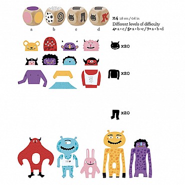 My Monster. Juego de Observación de Londji - Aúpa Organics