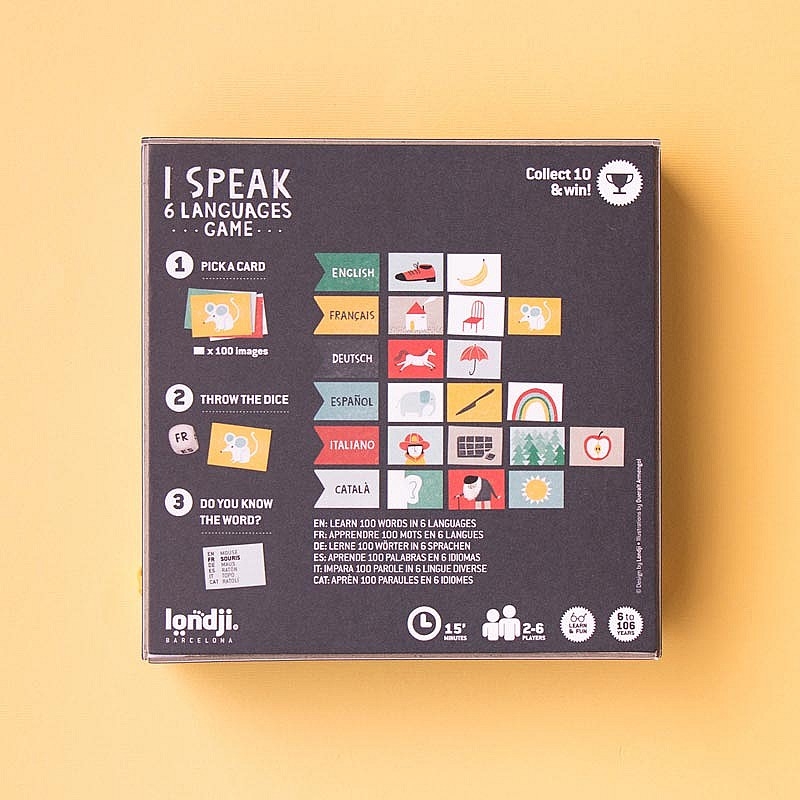 Learn&Fun - I speak 6 languages de Londji - Aúpa Organics