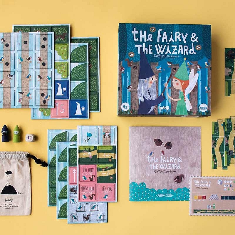 The Fairy & the Wizard. Juego Cooperativo de Londji - Aúpa Organics