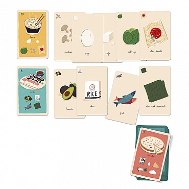 À la cuisine. Juego de Cartas de Estrategia de Londji - Aúpa Organics