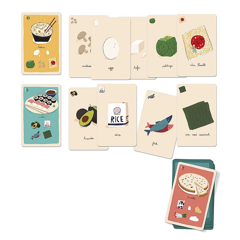 À la cuisine. Juego de Cartas de Estrategia de Londji - Aúpa Organics