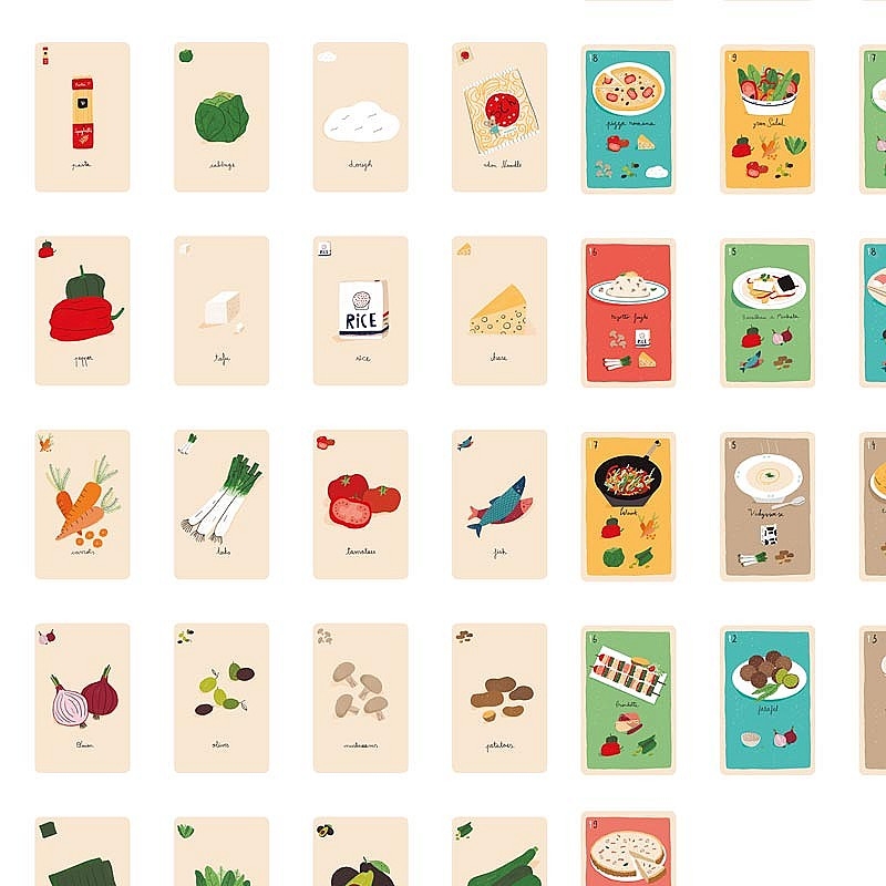 À la cuisine. Juego de Cartas de Estrategia de Londji - Aúpa Organics