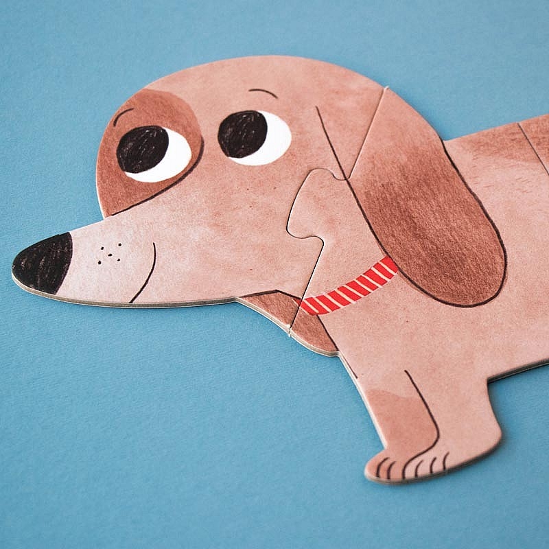 7 Puzzles reversibles I Love My Pets de Londji - Aúpa Organics