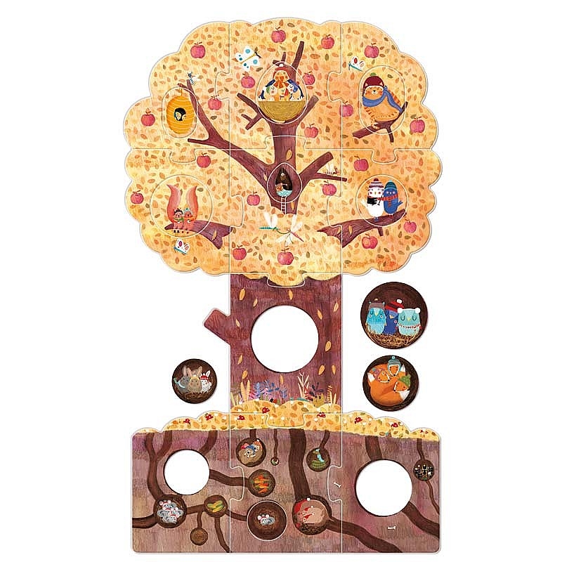 Puzzle 20 piezas Mon Petit Pommier de Londji - Aúpa Organics