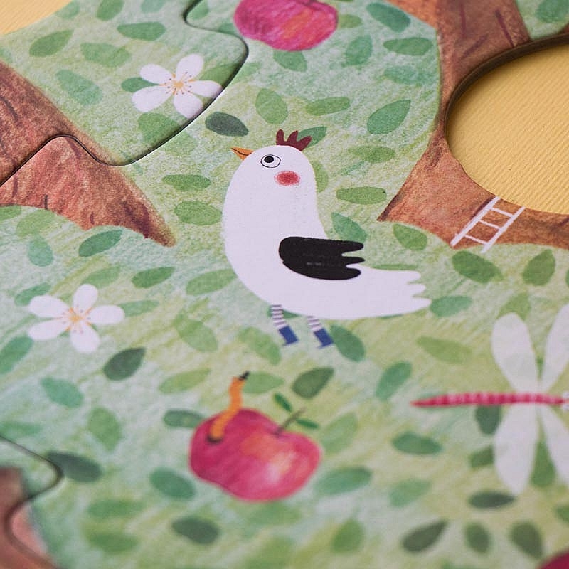 Puzzle 20 piezas Mon Petit Pommier de Londji - Aúpa Organics