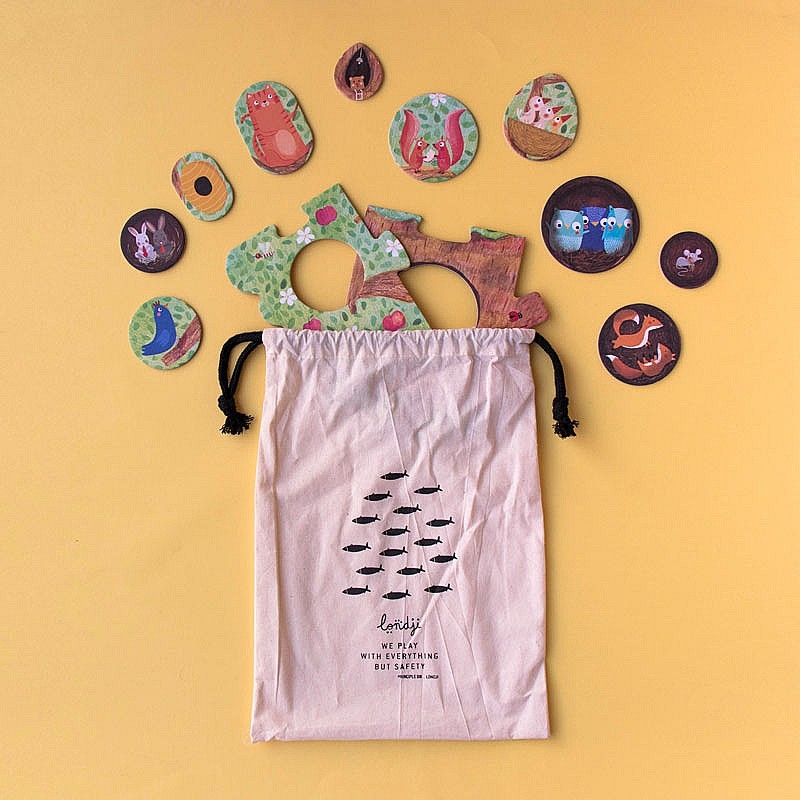 Puzzle 20 piezas Mon Petit Pommier de Londji - Aúpa Organics