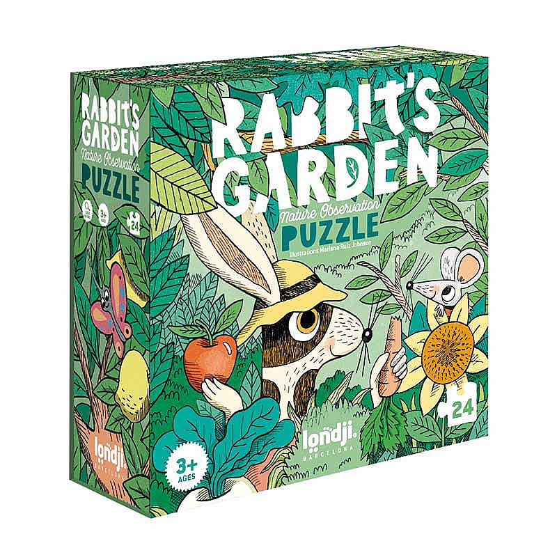 Puzzle 24 piezas Rabbit's Garden - Londji Juego LJ_PZ568U