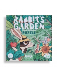 Puzzle 24 piezas Rabbit's Garden de Londji - Aúpa Organics