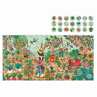 Puzzle 24 piezas Rabbit's Garden de Londji - Aúpa Organics