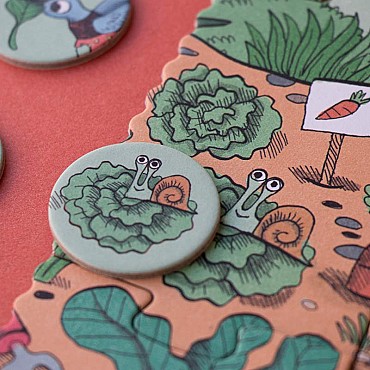 Puzzle 24 piezas Rabbit's Garden de Londji - Aúpa Organics