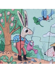 Puzzle 24 piezas Rabbit's Garden de Londji - Aúpa Organics