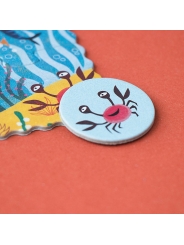 Puzzle de 24 piezas My Little Ocean de Londji de Bolsillo - Aúpa Organics