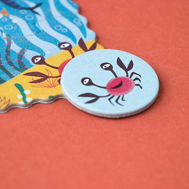 Puzzle de 24 piezas My Little Ocean de Londji de Bolsillo - Aúpa Organics