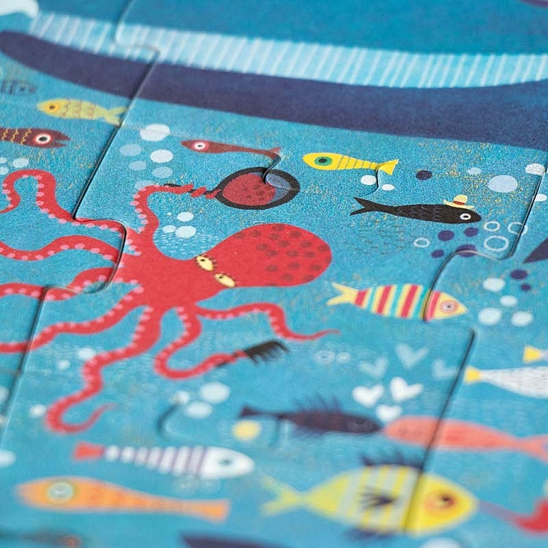 Puzzle de 36 piezas My Little Ocean de Londji de Bolsillo - Aúpa Organics