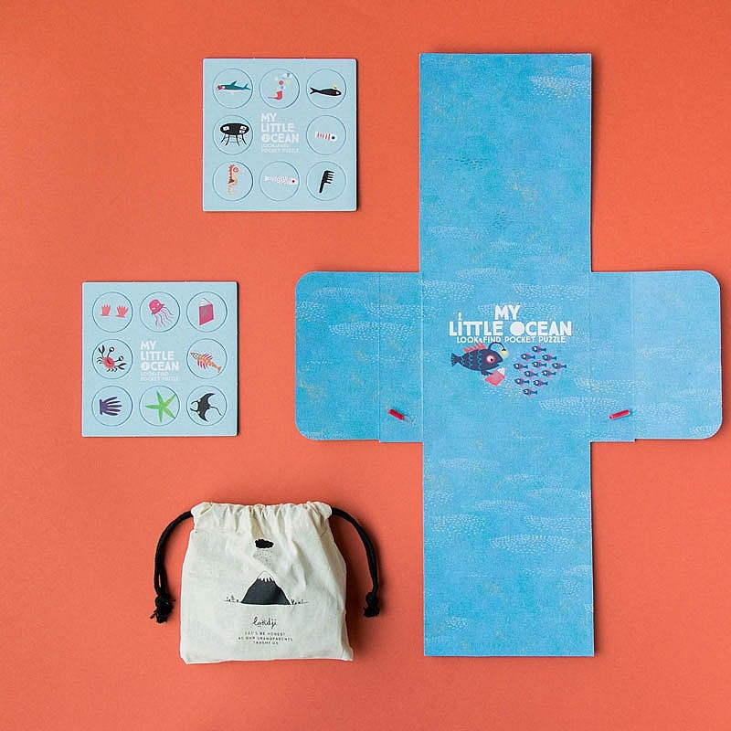 Puzzle de 24 piezas My Little Ocean de Londji de Bolsillo - Aúpa Organics