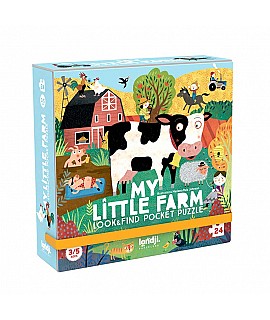 Puzzle de 24 piezas My Little Farm de Bolsillo - Londji Juego LJ_PZ56U