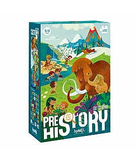 Puzzle de 100 piezas Go to the Prehistory - Londji Juego LJ_PZ350U