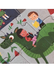 Puzzle reversible de 24 piezas Night & Day in Barcelona de Londji - Aúpa Organics