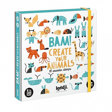 Tampones de Madera de Animales Bam! Animals de Londji - Aúpa Organics