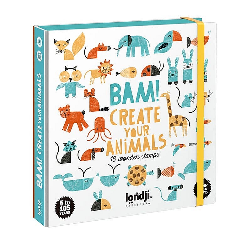 Tampones de Madera de Animales Bam! Animals de Londji - Aúpa Organics