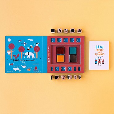 Tampones de Madera de Animales Bam! Animals de Londji - Aúpa Organics