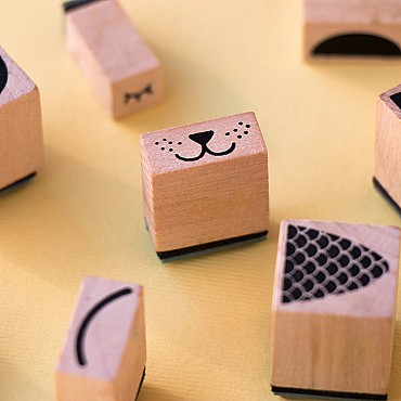 Tampones de Madera de Animales Bam! Animals de Londji - Aúpa Organics