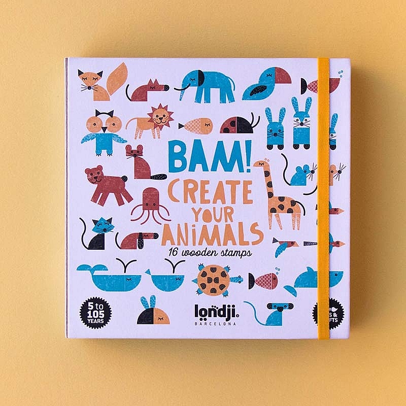 Tampones de Madera de Animales Bam! Animals de Londji - Aúpa Organics