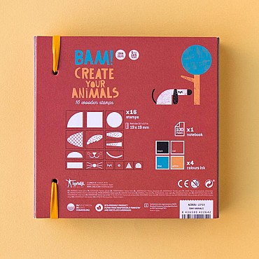 Tampones de Madera de Animales Bam! Animals de Londji - Aúpa Organics