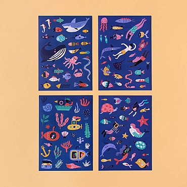 Pegatinas Removibles de Papel "Stickers Sea" de Londji - Aúpa Organics