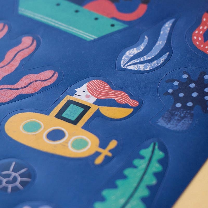 Pegatinas Removibles de Papel "Stickers Sea" de Londji - Aúpa Organics