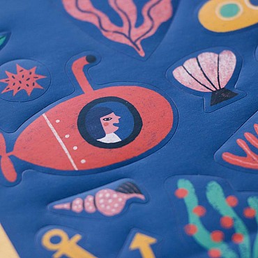Pegatinas Removibles de Papel "Stickers Sea" de Londji - Aúpa Organics