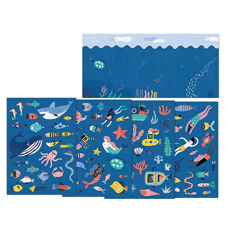 Pegatinas Removibles de Papel "Stickers Sea" de Londji - Aúpa Organics