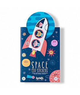 Pegatinas Removibles de Papel "Stickers Space" - Londji Juego LJ_AC005S06