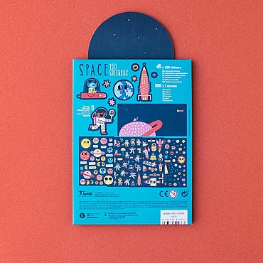 Pegatinas Removibles de Papel "Stickers Space" de Londji - Aúpa Organics