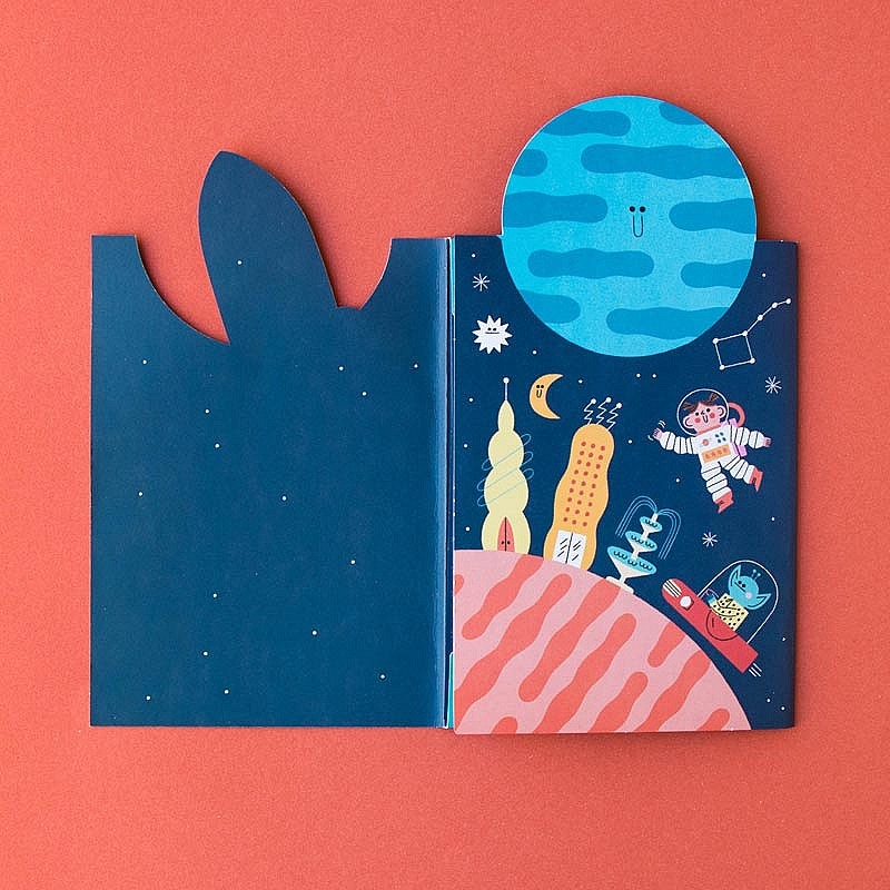 Pegatinas Removibles de Papel "Stickers Space" de Londji - Aúpa Organics