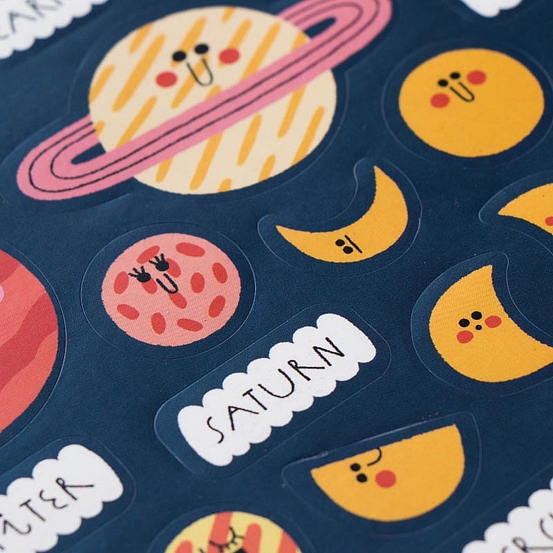 Pegatinas Removibles de Papel "Stickers Space" de Londji - Aúpa Organics