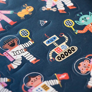 Pegatinas Removibles de Papel "Stickers Space" de Londji - Aúpa Organics