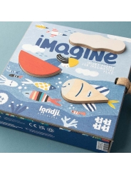 4 Puzzles de 3 piezas Imagine de Londji - Aúpa Organics