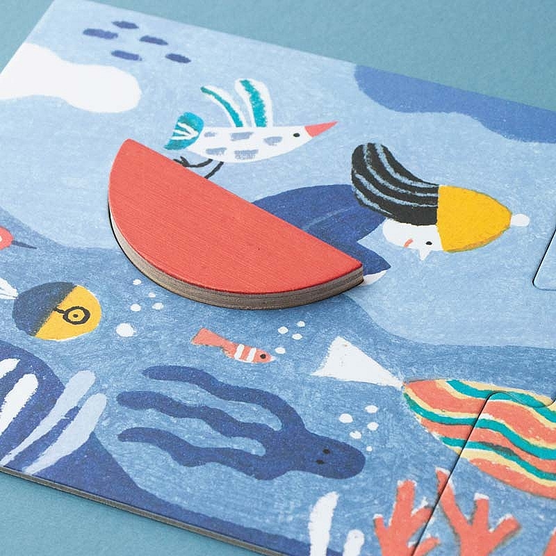 4 Puzzles de 3 piezas Imagine de Londji - Aúpa Organics