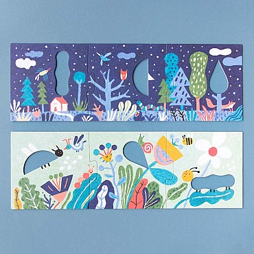4 Puzzles de 3 piezas Imagine de Londji - Aúpa Organics
