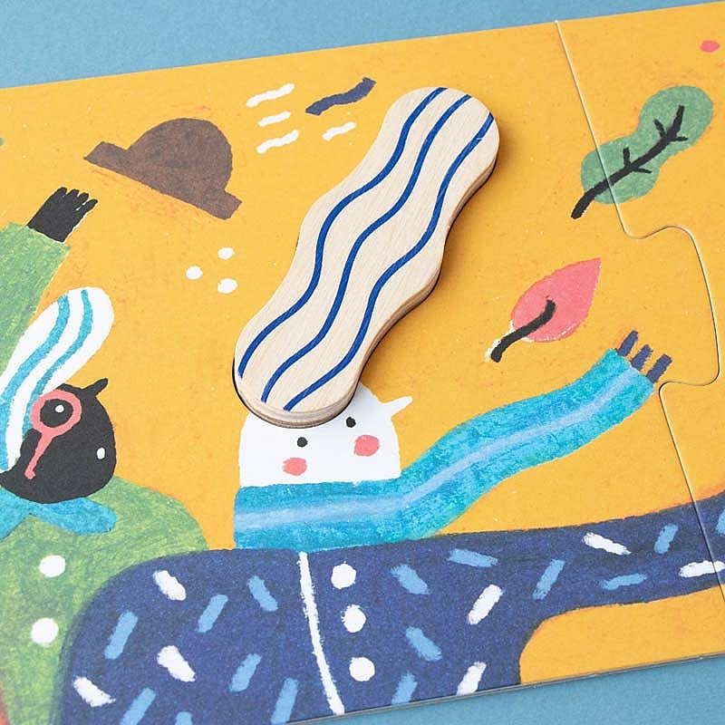 4 Puzzles de 3 piezas Imagine de Londji - Aúpa Organics