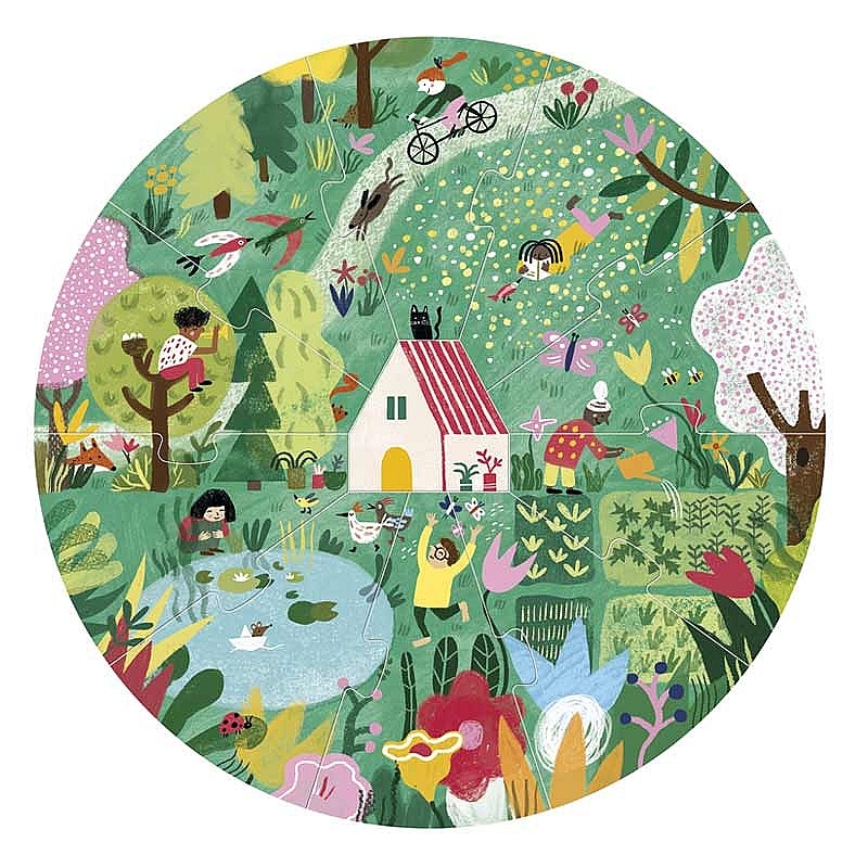 4 Puzzles de 10 piezas A home for nature de Londji - Aúpa Organics